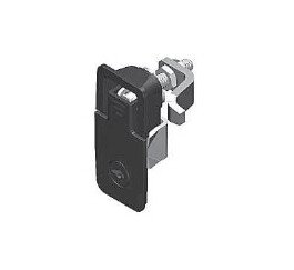 26mm Non-Locking Black Powder Coated Handle Compression Latch - Image 1