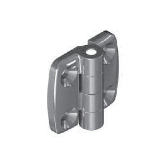 17.5mm Stainless Steel Combi Hinge, Polished Finish - Image 1