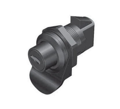 Non-Locking Push to Close Quarter Turn Lock - Perpendicular Latch - Image 1