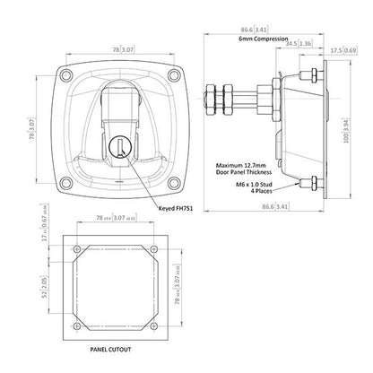 Heavy-Duty T-Handle Compression Latches - Image 2