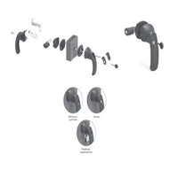 60mm Panel Thickness Keyed Alike Internal Cam HVAC Slide Latch