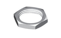 M22 x 1.5 Die-Cast Zinc Lock Nut - Pack of 10, No Ground