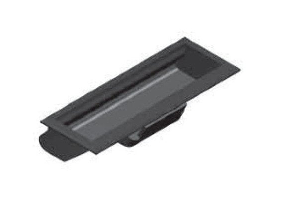 Small ABS Pocket Pull Handle - 1.4-1.8mm Panel Thickness - Image 1