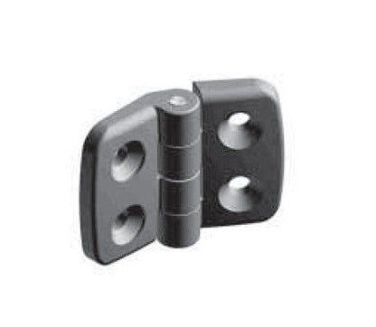 Electrostatic Nylon Polyamide Plastic Hinge 20 - Black - Image 1
