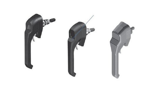FH333 316 Stainless Steel L-Handle Quarter Turn Lock with Defeater Function - Image 1