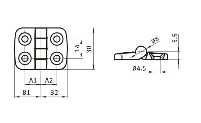 Stainless Steel Combi Hinges 20 - Industrial-Grade, All Electronics Hardware - Image 2