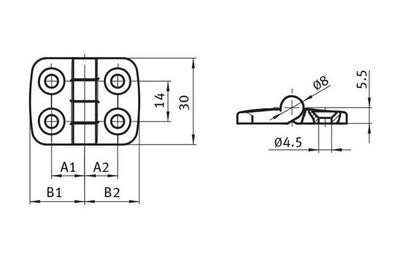 Stainless Steel Combi Hinges 20 - Industrial-Grade, All Electronics Hardware - Image 2