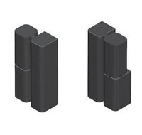 Die-Cast Zinc Right Hand Screw-On Hinge with Black Powder Coated Finish