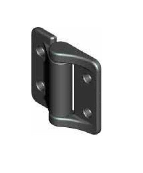 Symmetric Torque Friction Hinge with Black Powder Coat Finish - Image 1