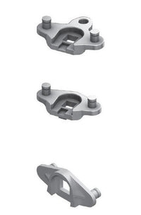 Die-Cast Zinc Three Point Cam Adapter with Reverse Side Cam Mounting