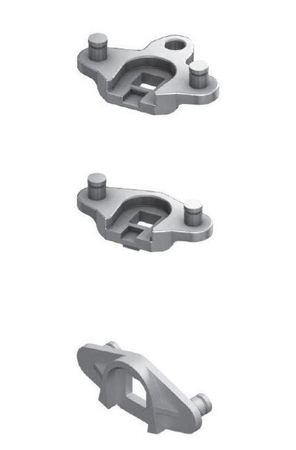 Die-Cast Zinc Three Point Cam Adapter with Reverse Side Cam Mounting - Image 1