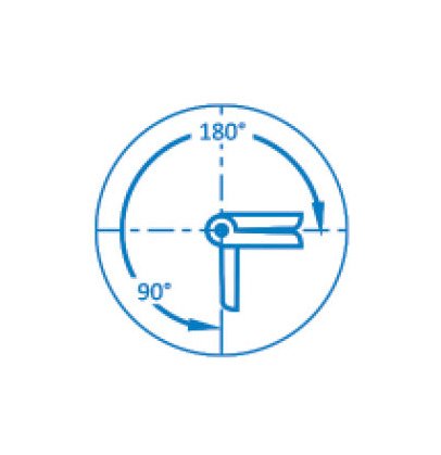 15.0mm Aluminum Combi Hinge - Left Hand Configuration - Image 3