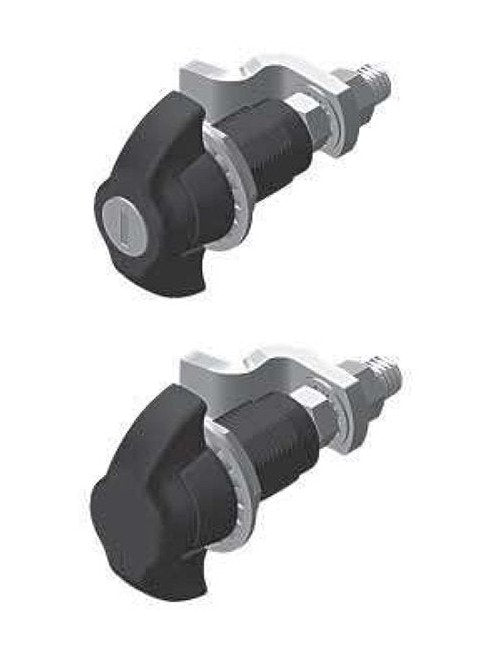 Offset Cam Long Shaft Compression Latch with Key Locking - Maximum Grip Range 68.3mm - Image 1