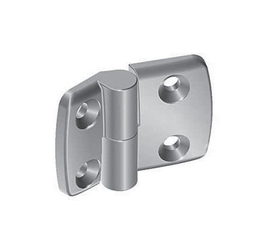 17.5mm Stainless Steel Combi Hinge (Left Hand, Polished) by All Electronics Hardware - Image 1