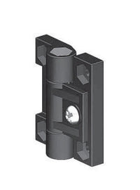 White Friction Hinge with 4mm Hex Screw Hole - Small Size