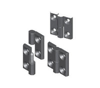 All Electronics Hardware Left Chrome Plated Screw-On Hinge
