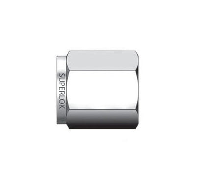 IPC Series 3/4 Inch Pipe Cap Fitting - NPT Threads, Stainless Steel - Image 1
