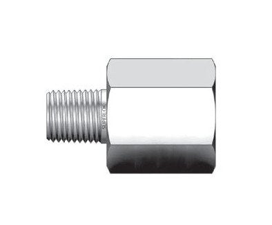 IRA Series 3/8in Male to 1/2in Female Reducing Adapter Fitting - Image 1