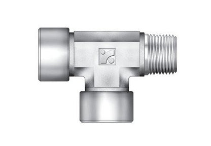3/4 Inch IRT Series Run Tee Fitting with NPT Threads - Image 1