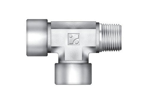 3/4 Inch IRT Series Run Tee Fitting with NPT Threads - Image 1
