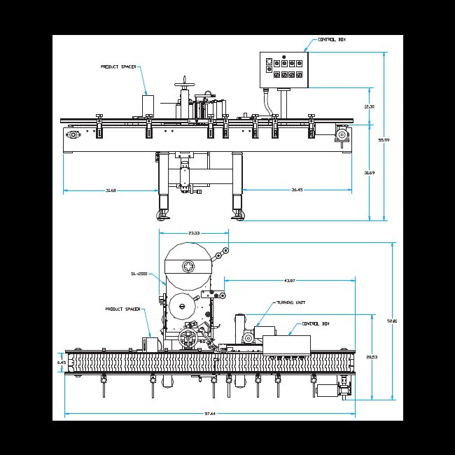 3" Platinum GFPP Simplex Basket Strainer w/FPM O-Rings, Flanged Ends - Image 2