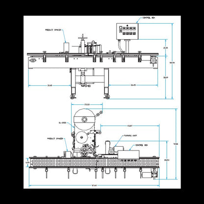 3" Platinum GFPP Simplex Basket Strainer w/FPM O-Rings, Flanged Ends - Image 2