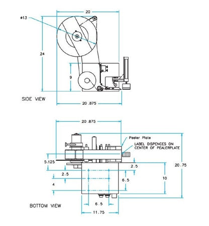 1" PVDF Simplex Basket Strainer with FPM O-Rings - Image 2