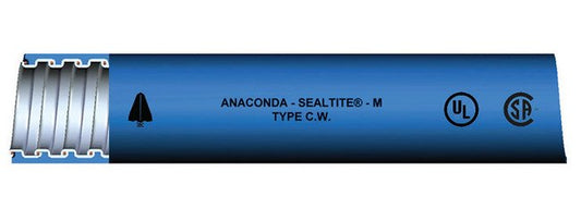 Computer Blue Liquid-Tight Flexible Metal Conduit (Type CW LFMC) - Image 1