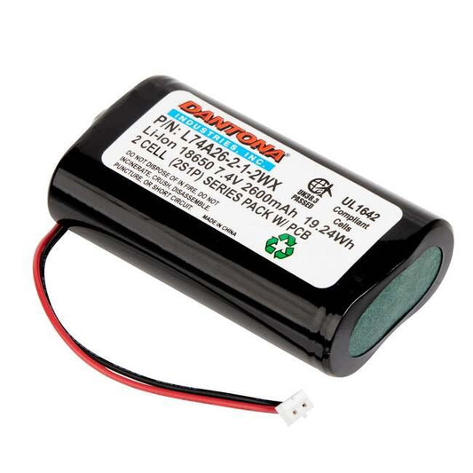 7.4V 2600mAh Lithium-Ion Battery for Government & Consumer Use - Image 1