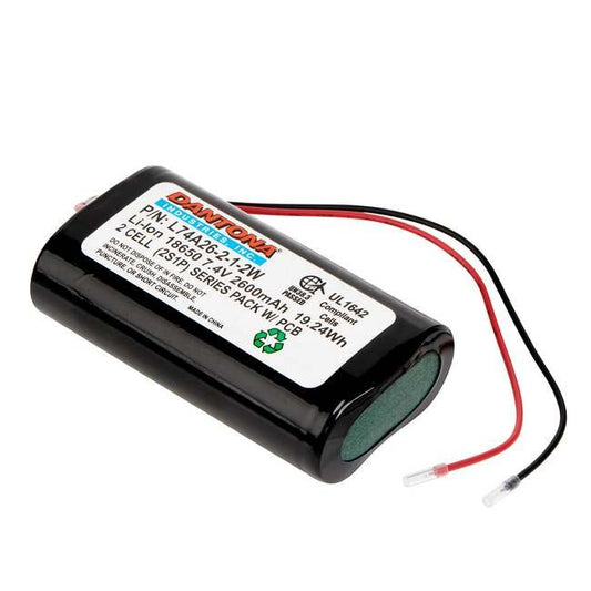 7.4V Lithium-Ion Battery with 2600mA·h Capacity - Image 1