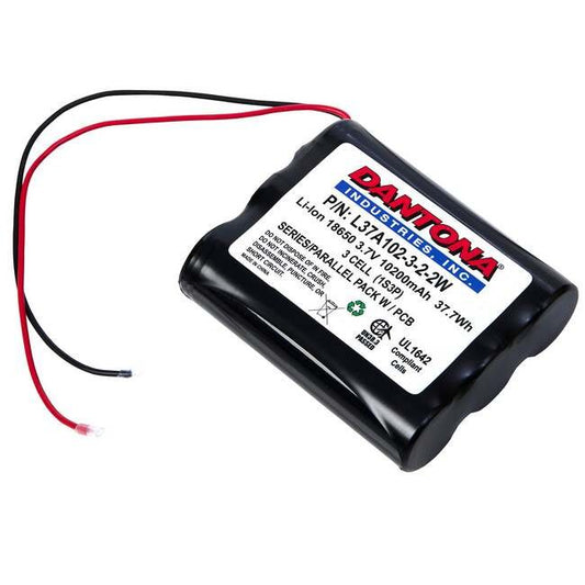 High-Capacity 3.7V Lithium-Ion Battery - 10200 mA·h - Image 1