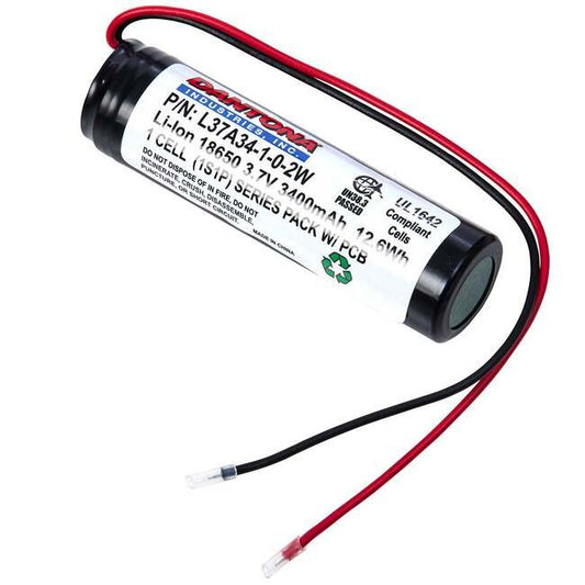 3.7V 3400mAh Lithium-Ion Battery with 5A Continuous Discharge - Image 1