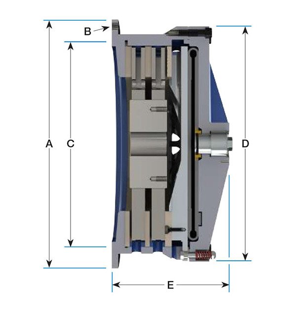 910-4 Series 6" Hot Tap Pipe Sleeve with Flange Outlet - Image 2