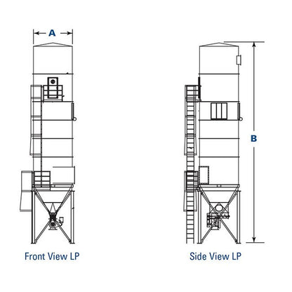 Donaldson® Torit® LP Baghouse Dust Collector - 17280 CFM Nominal Airflow - Image 2