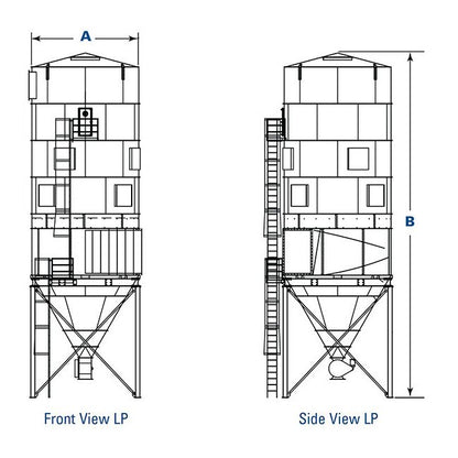 Donaldson® Torit® LP Baghouse Dust Collector 84480 ft³/min - Image 2