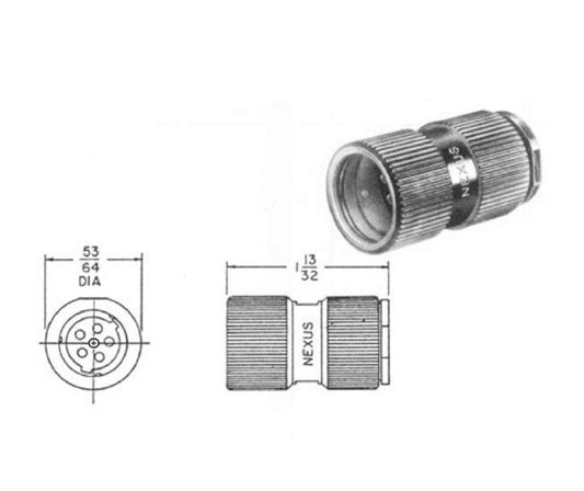 Military-Grade Audio Plugs with 6 Conductors - Image 1