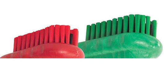Tanis® Green Filament Swiss Dairy Brush - 1-1/8" Trim Length - Image 1