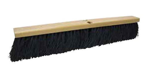 Tanis® 24-Inch Wood Block Floor Broom with 3-Inch Trim, Tampico Filament - Image 1