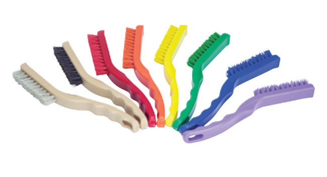 Tanis® 3/4 Inch Yellow Filament Detail Brush - Image 1