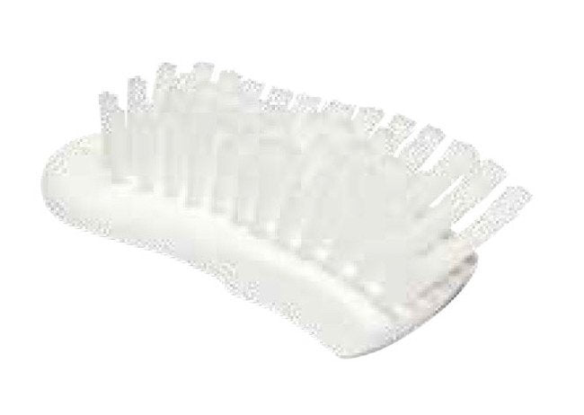 Swiss Dairy Brush - White Filament Hand Scrub Brush, 1-1/8 Inch Trim - Image 1