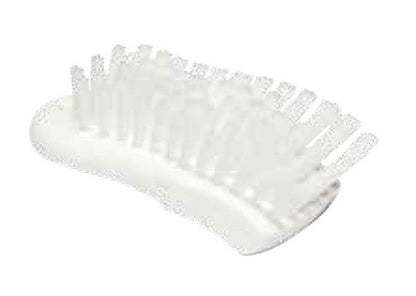Swiss Dairy Brush - White Filament Hand Scrub Brush, 1-1/8 Inch Trim - Image 1