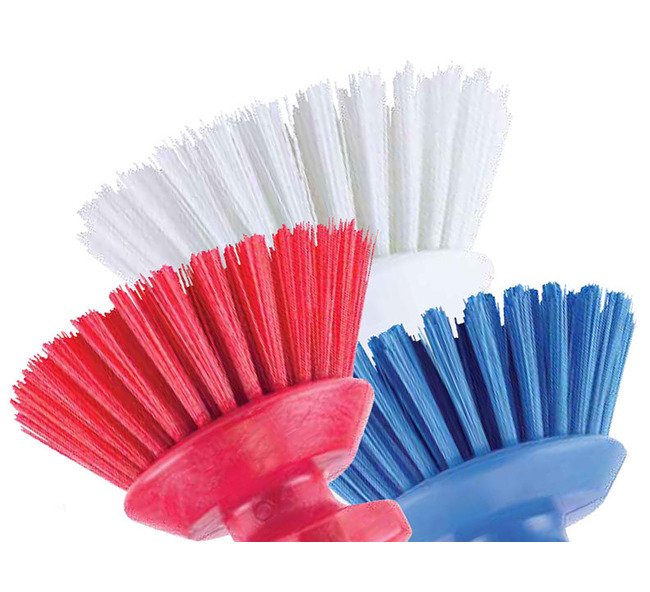 Tanis® 1-9/16 Inch Red Filament Ergonomic Hand Brush - Image 2