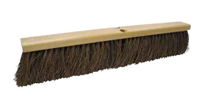 Tanis® 18-Inch Wood Block Floor Broom with 4-Inch Palmyra Filament Trim - Image 1
