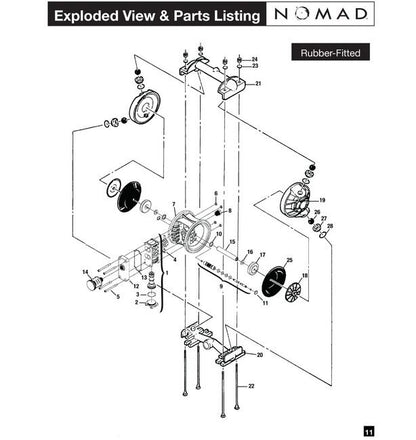 1" Stainless Steel Pwr-Floâ¢ AODD Pump with VitonÂ® Diaphragm - Image 3