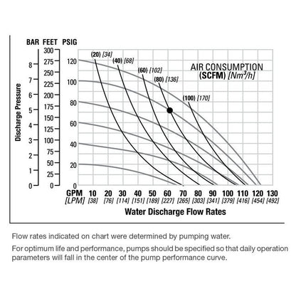 1 1/2" Polypropylene Pwr-Flo™ AODD Pump with Hytrel® Diaphragm - Image 3