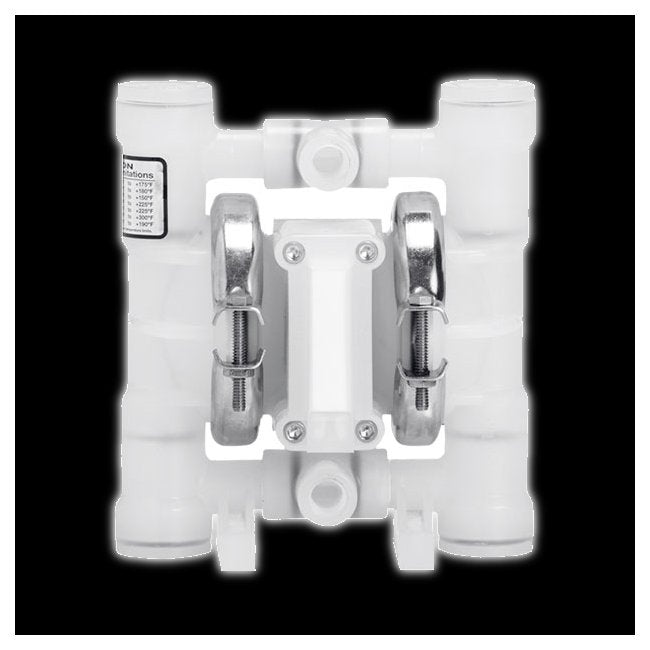 NOMADÂ® 1/4" NPT PWR-FLOâ¢ AODD Pump, Polypropylene with Viton/FKM Diaphragm - Image 1