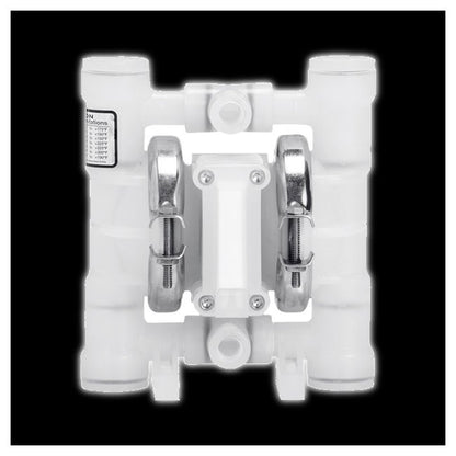 NOMADÂ® 1/4" NPT PWR-FLOâ¢ AODD Pump, Polypropylene with Viton/FKM Diaphragm - Image 1