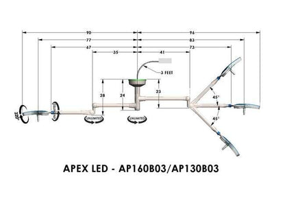 Burton APEX LED Surgical Light - Advanced Shadow Reduction - Image 5