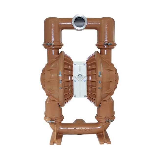 NOMAD PWR-FLO 2" Aluminum AODD Pump with Garlock EPDM Diaphragm - Image 1