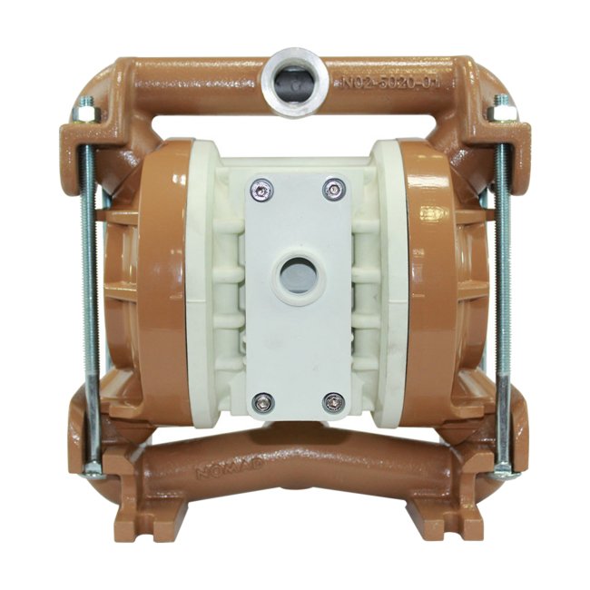 NOMAD PWR-FLO AODD Pump, 1" BSP, Stainless Steel with Santoprene Diaphragm - Image 1